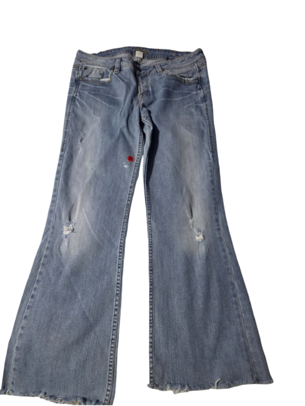 Women's Silver Jeans Flare Leg Jeans Size 34 Blue